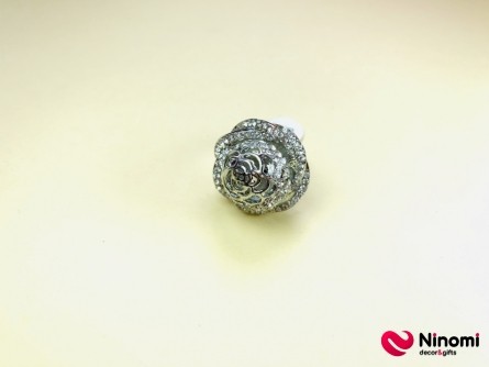 Кольцо Алмазная Роза - Фото