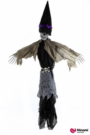 Подвесной декор "Скелет в шляпе" - Фото