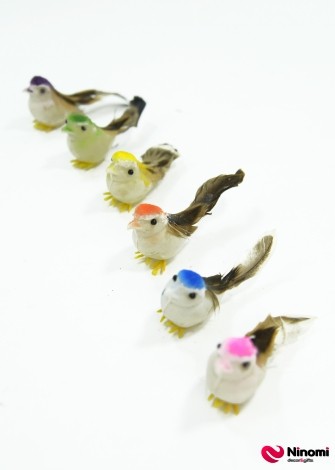 Декор "Птички" цветные - Фото
