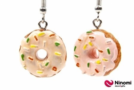 Сережки Fastfood "Glazed donut" - Фото