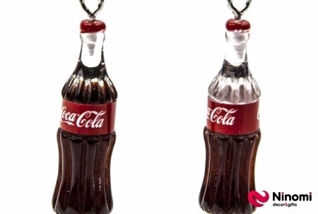 Сережки Fastfood "Cola bottle" - Фото