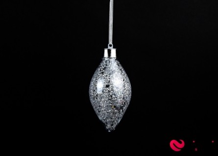 Ялинкова іграшка "Краплина" з LED-підсвіткою - Фото