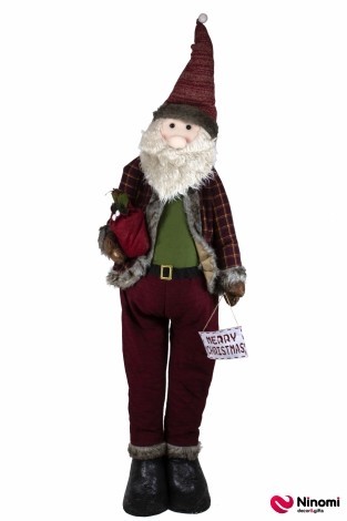 Фигура ростовая "Санта Клаус" 185 см - Фото