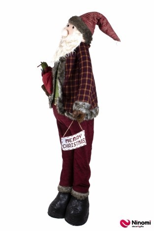Фигура ростовая "Санта Клаус" 185 см - Фото