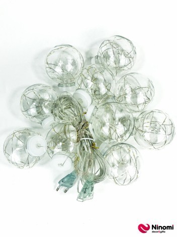 Гирлянда «Ёлочные шары» с LED-подсветкой - Фото