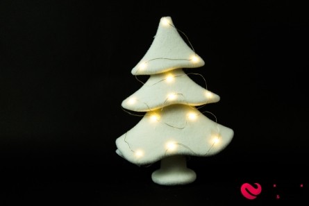 Новогодний декор "Ёлка" с LED подсветкой - Фото