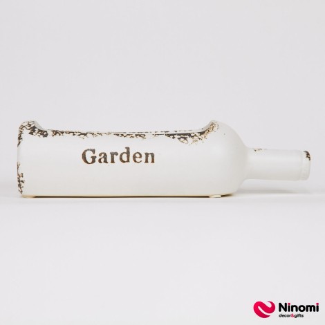 Керамический вазон "Бутылка" - Фото