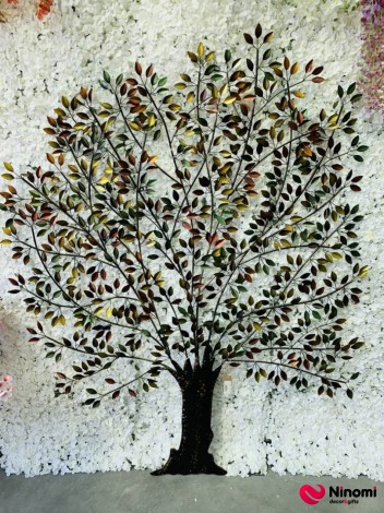 Металлическая настенная композиция "Life tree" - Фото
