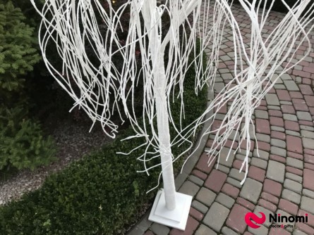 Декоративное дерево "Willow" белое - Фото