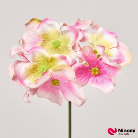 Головки цветов "Гортензия №2" нежно-розовые - Фото