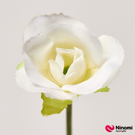 Головки цветов "Роза №1" белые - Фото