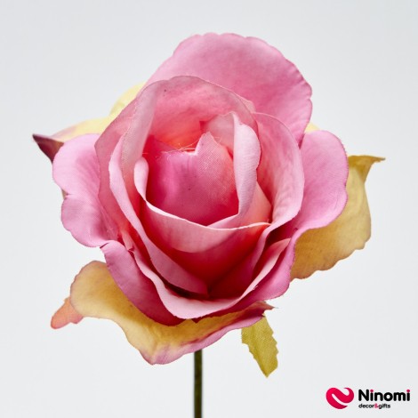 Головки цветов "Роза №5" марсала - Фото
