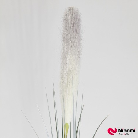 Ветка "Reed" бело-сизая - Фото