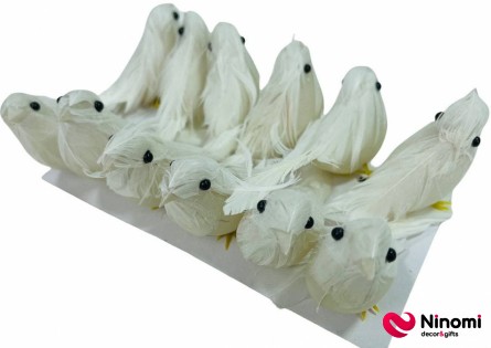 Пасхальный декор "Птички" белые - Фото