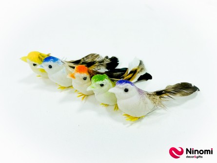 Пасхальный декор "Птички" цветные - Фото