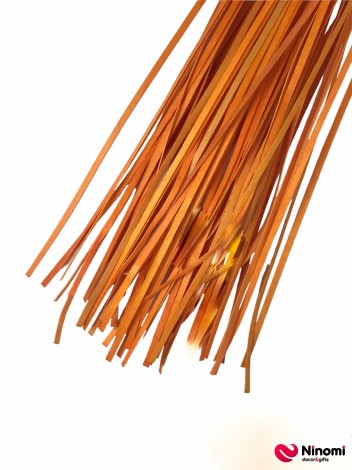 Декоративная соломка оранжевая - Фото