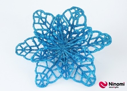 Декоративный цветок Лилия голубая - Фото