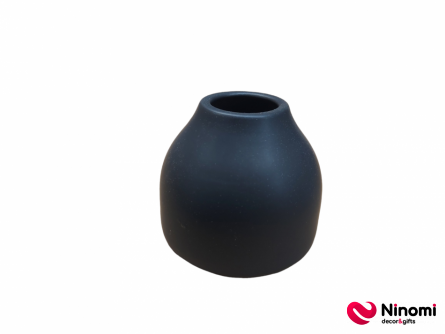 Керамическая ваза "Small"  черная - Фото