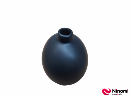 Керамическая ваза "Petite" черная - Фото