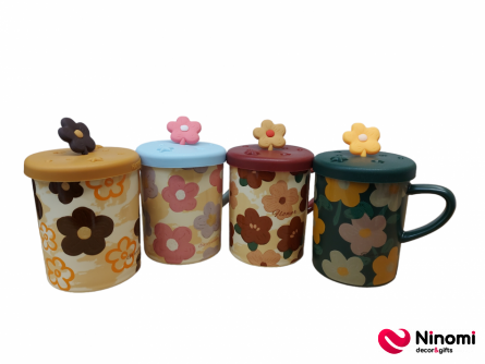 керамические чашки набор из 4 шт №8 - Фото