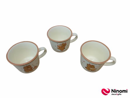 керамические чашки набор из 3 шт №13 - Фото