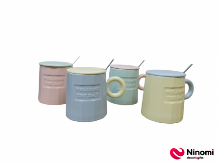 керамические чашки набор из 4 шт №22 - Фото