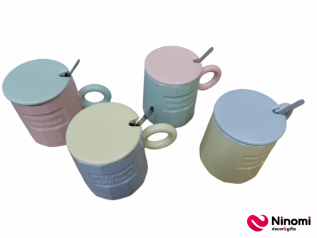 керамические чашки набор из 4 шт №22 - Фото