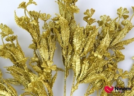 Новогодний декор "Ветка" золото - Фото