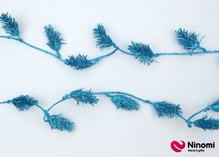 Новогодний декор "Лиана" синяя - Фото