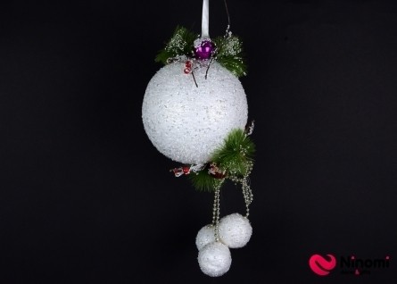 Декор подвесной "Снежки" - Фото