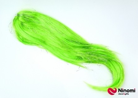 Парик "Зеленый с мишурой" - Фото