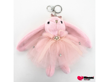 Брелок "Bunny long ears" розовый - Фото
