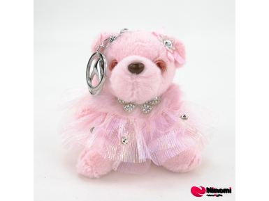 Брелок "Bear brown nose" розовый - Фото