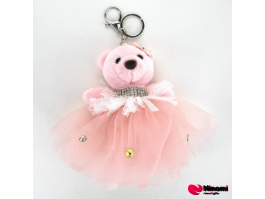 Брелок "Miss bear" розовый - Фото